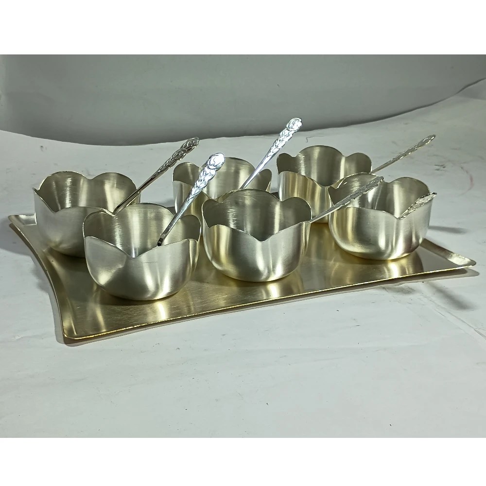 Six Bowls With Tray-11.5No-Z11392