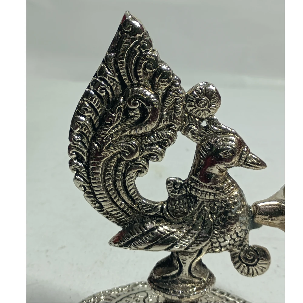 Diya with Peacock-6.5No-Z12179