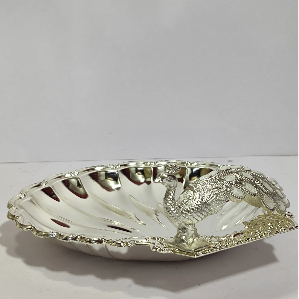 Tray With Peacock-9No-Z12994