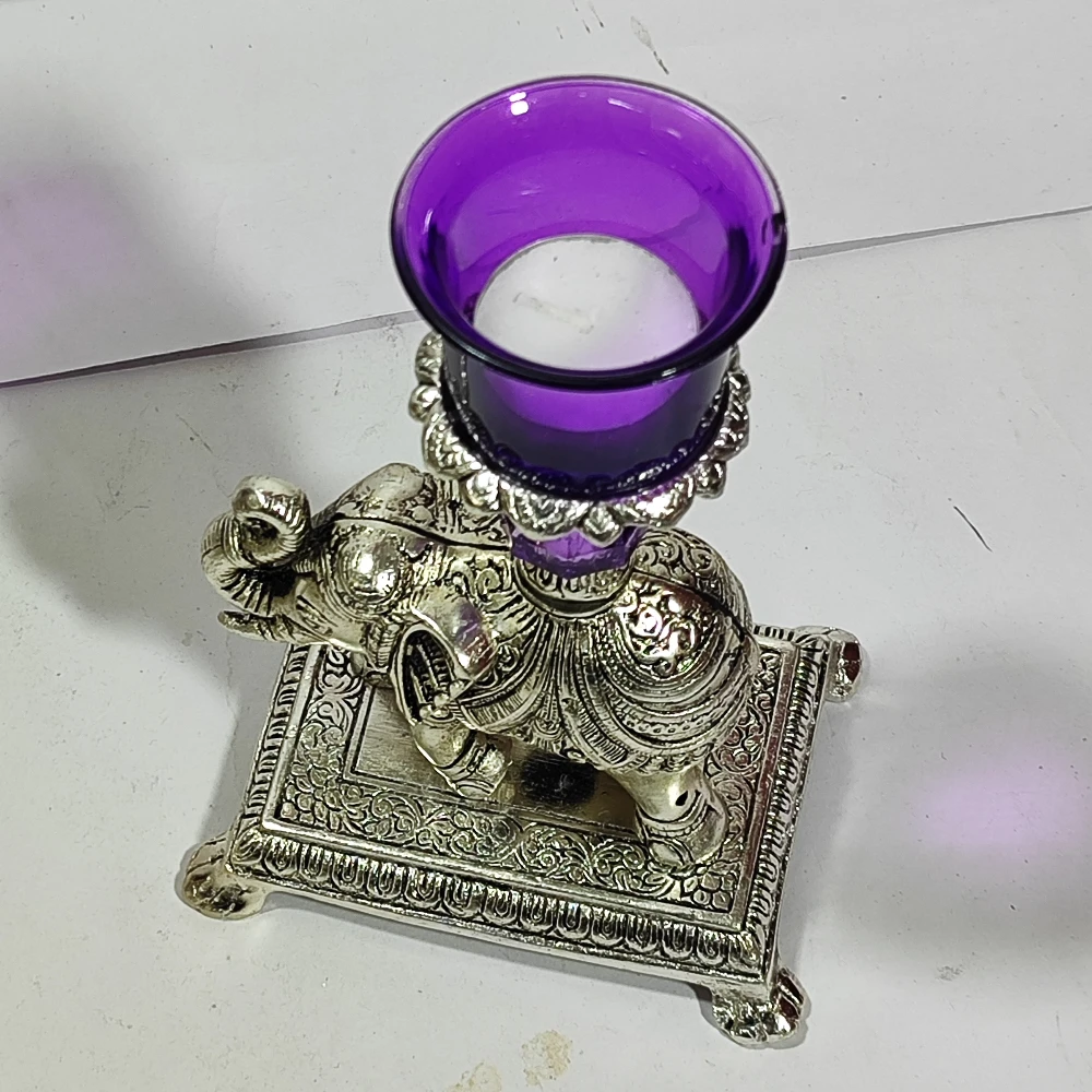 Candle Stand with Elephant-8No-Z12892