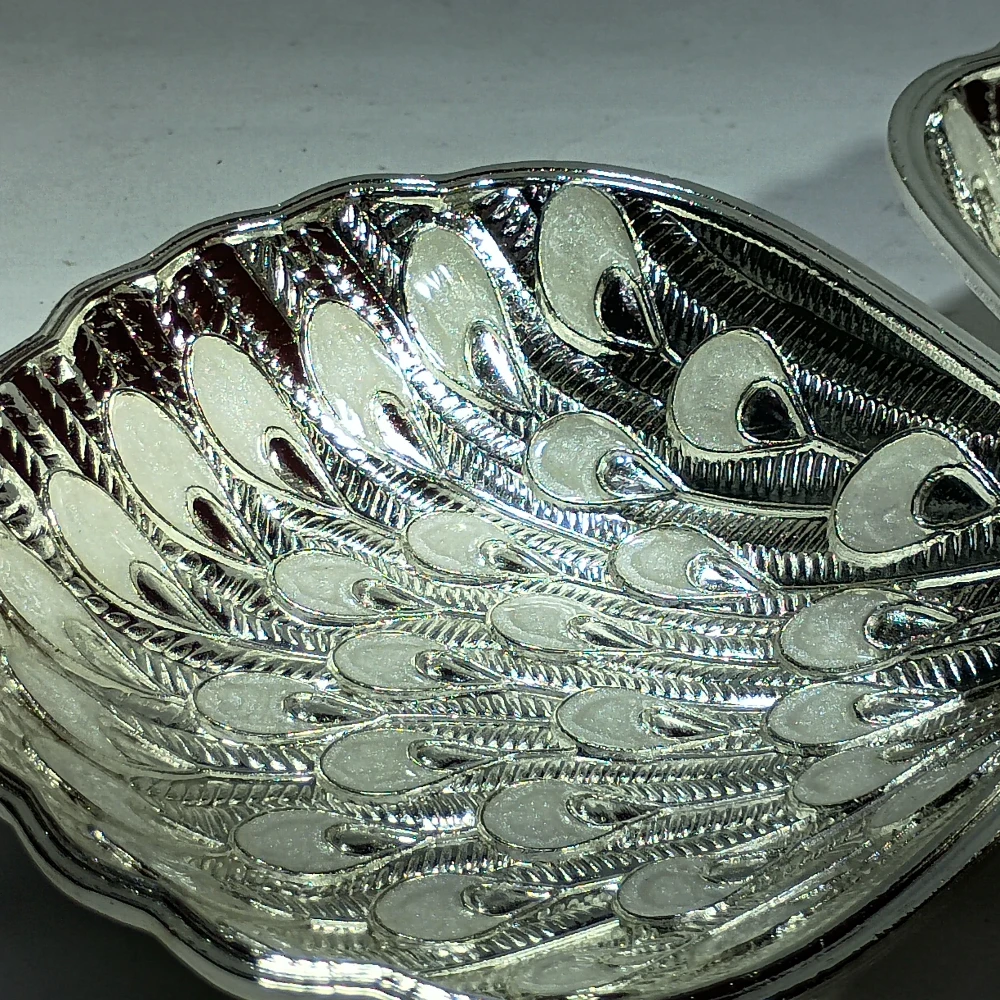 Dish With Peacock-4.5No-Z12437