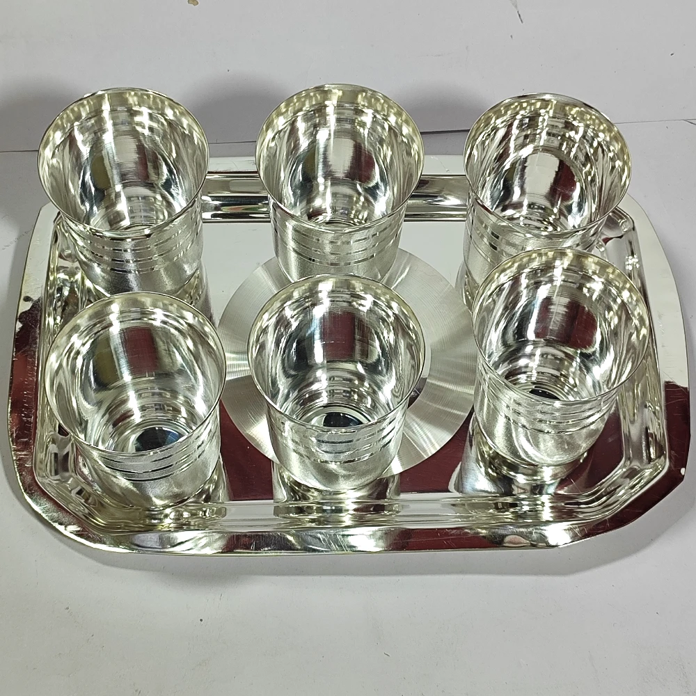 Glass Wth Tray-12.25No-Z07843