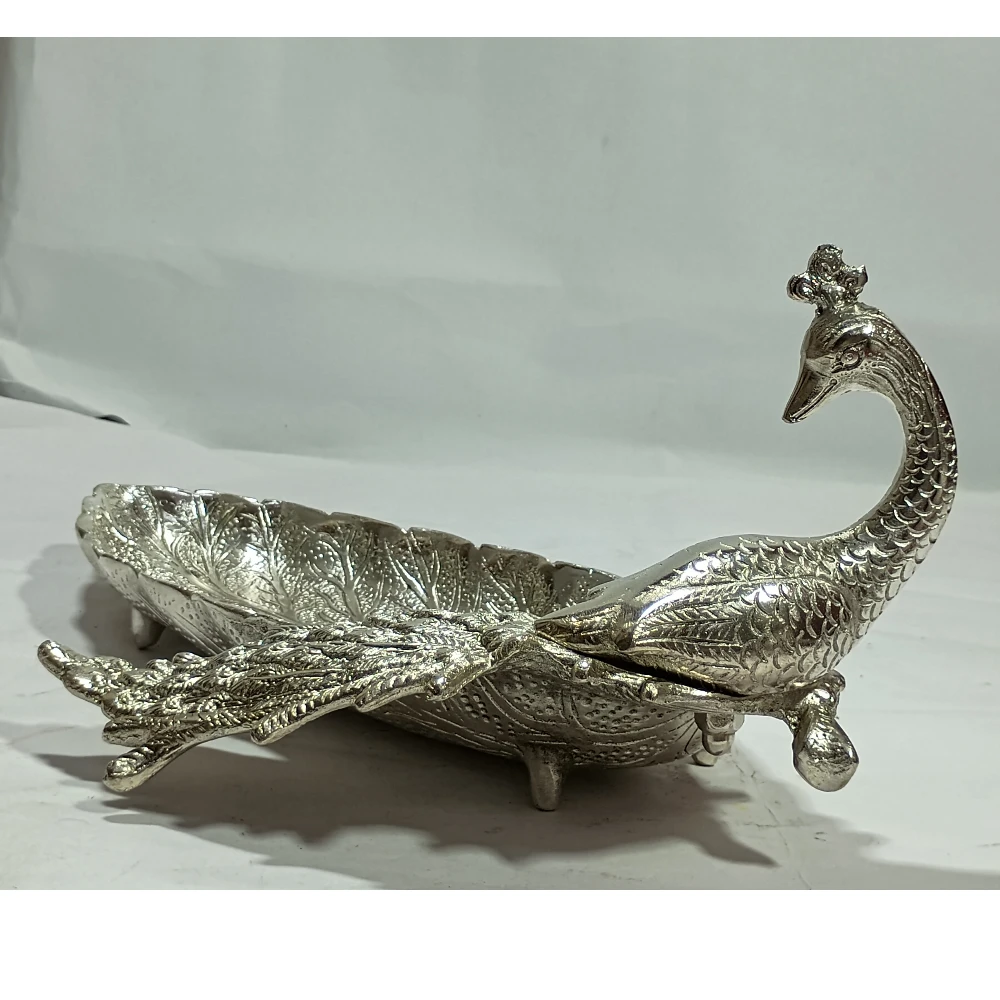 Plater with Peacock-5No-Z10701