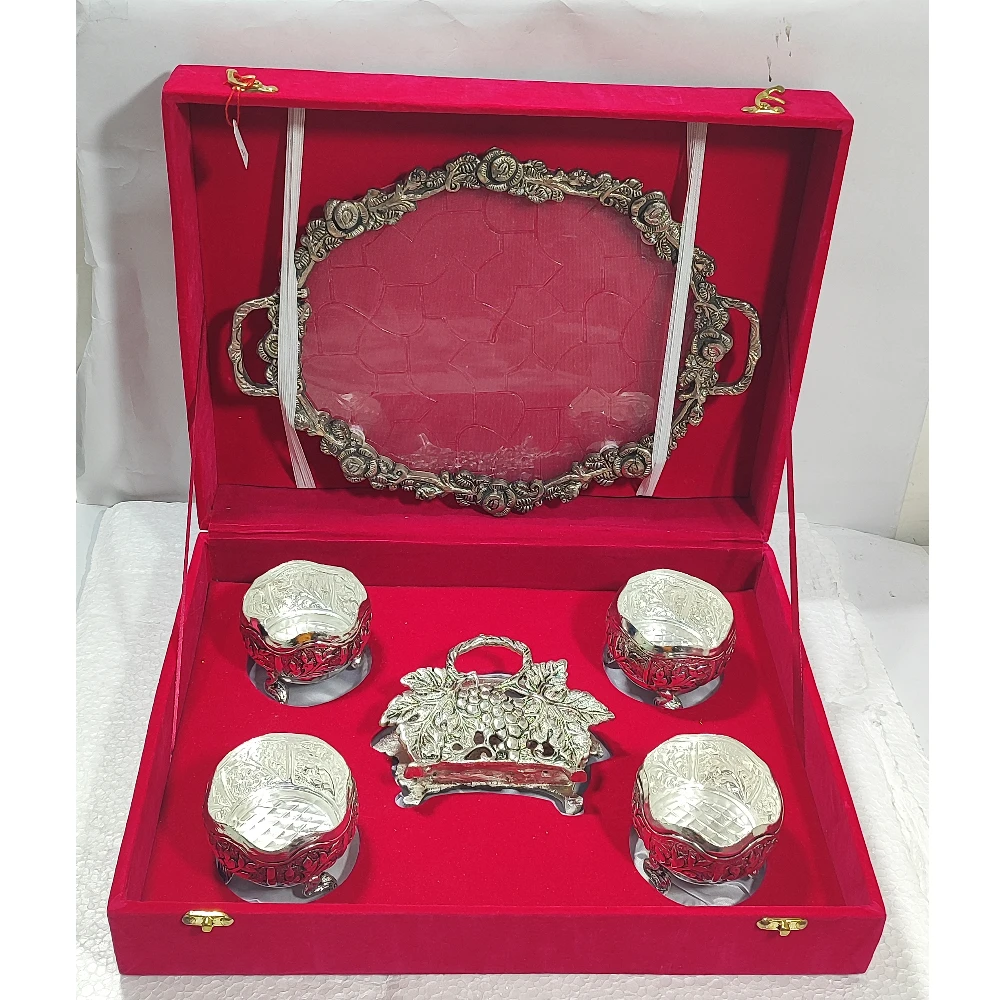 Burney with  Tray and Napkin Holder Set-15No-Z12318