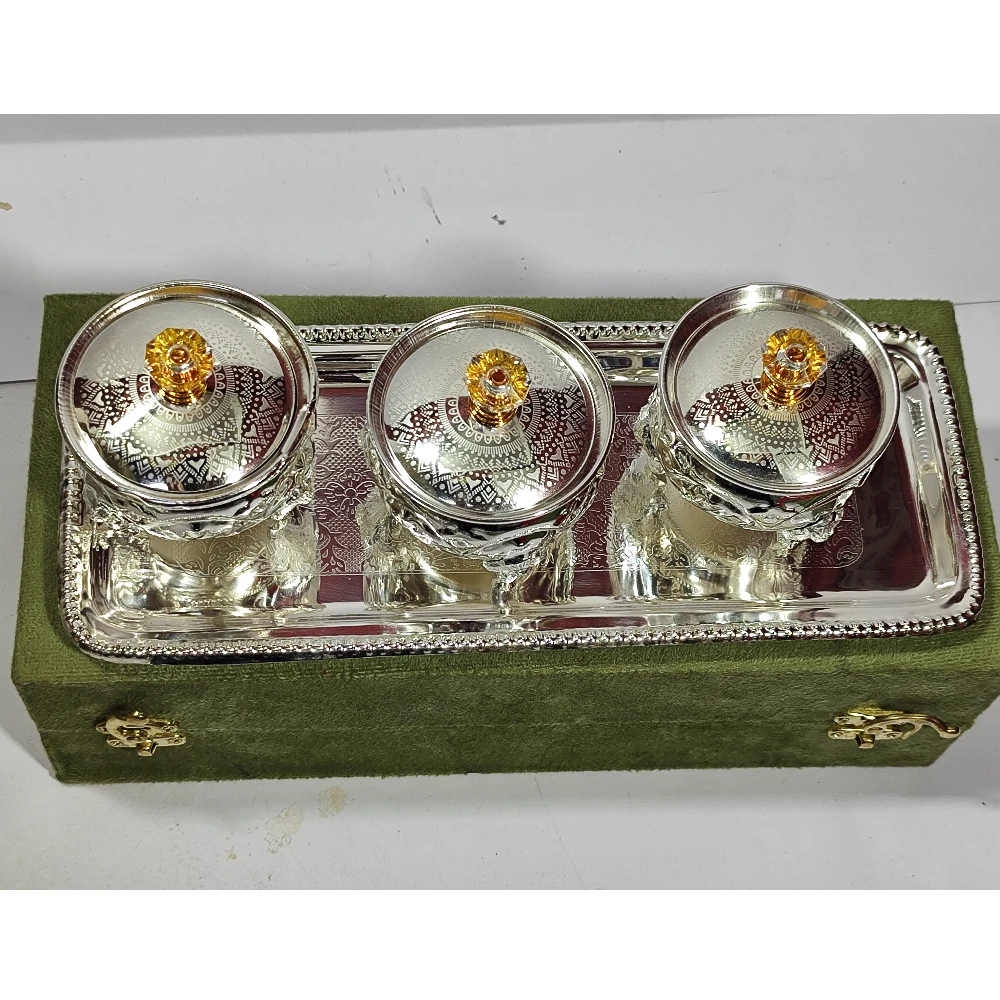 3 Dry Fruit Container with Tray-3.25No-Z12899