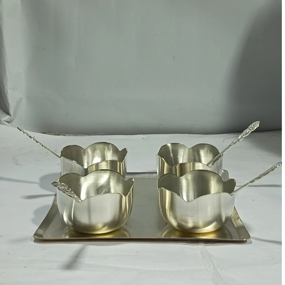 Four Bowls With Tray-8No-Z10286