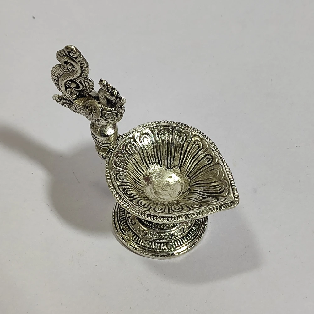 Diya with Peacock-5No-Z13002