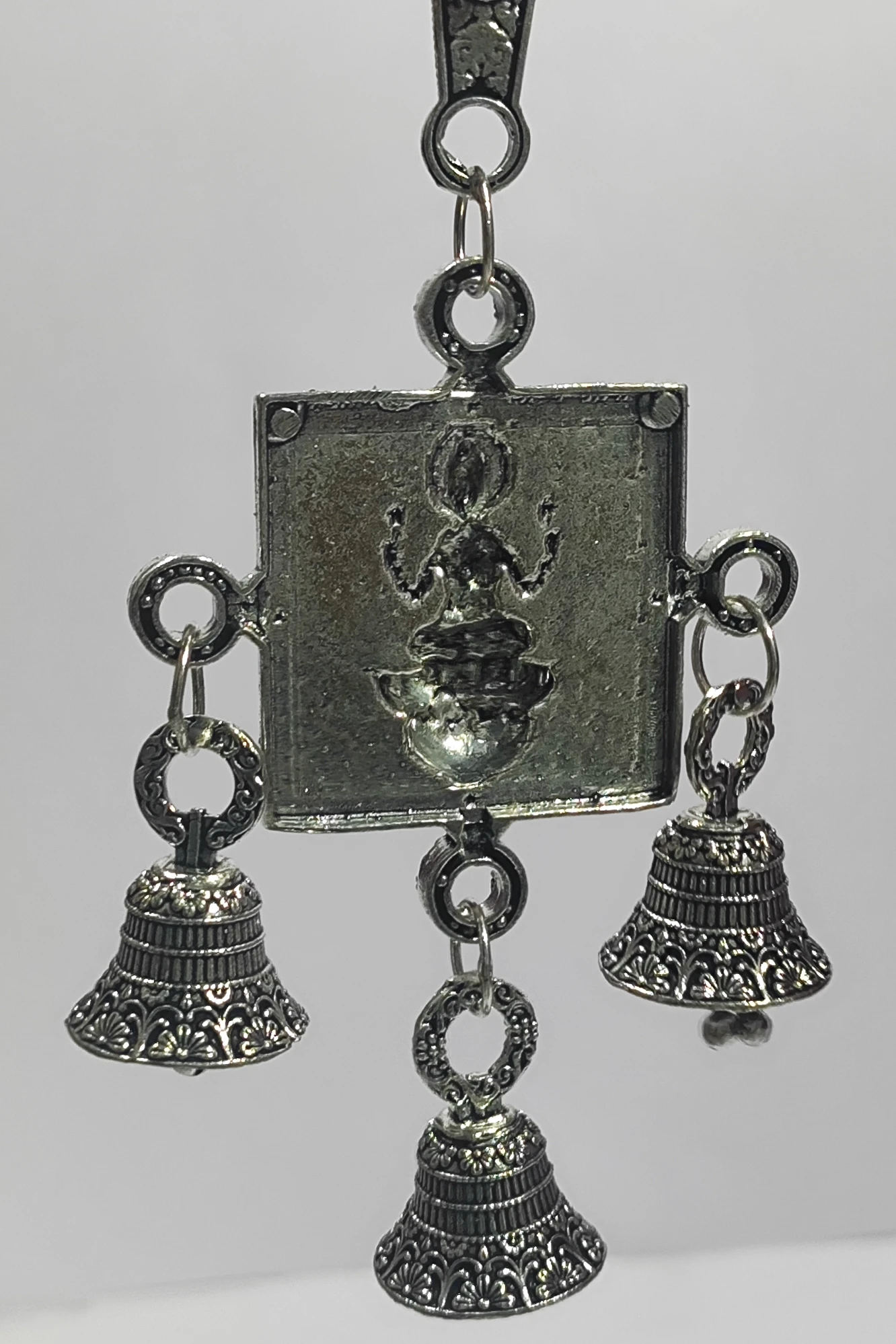Laxmi wall hanging with bell-6.5No-Z12957