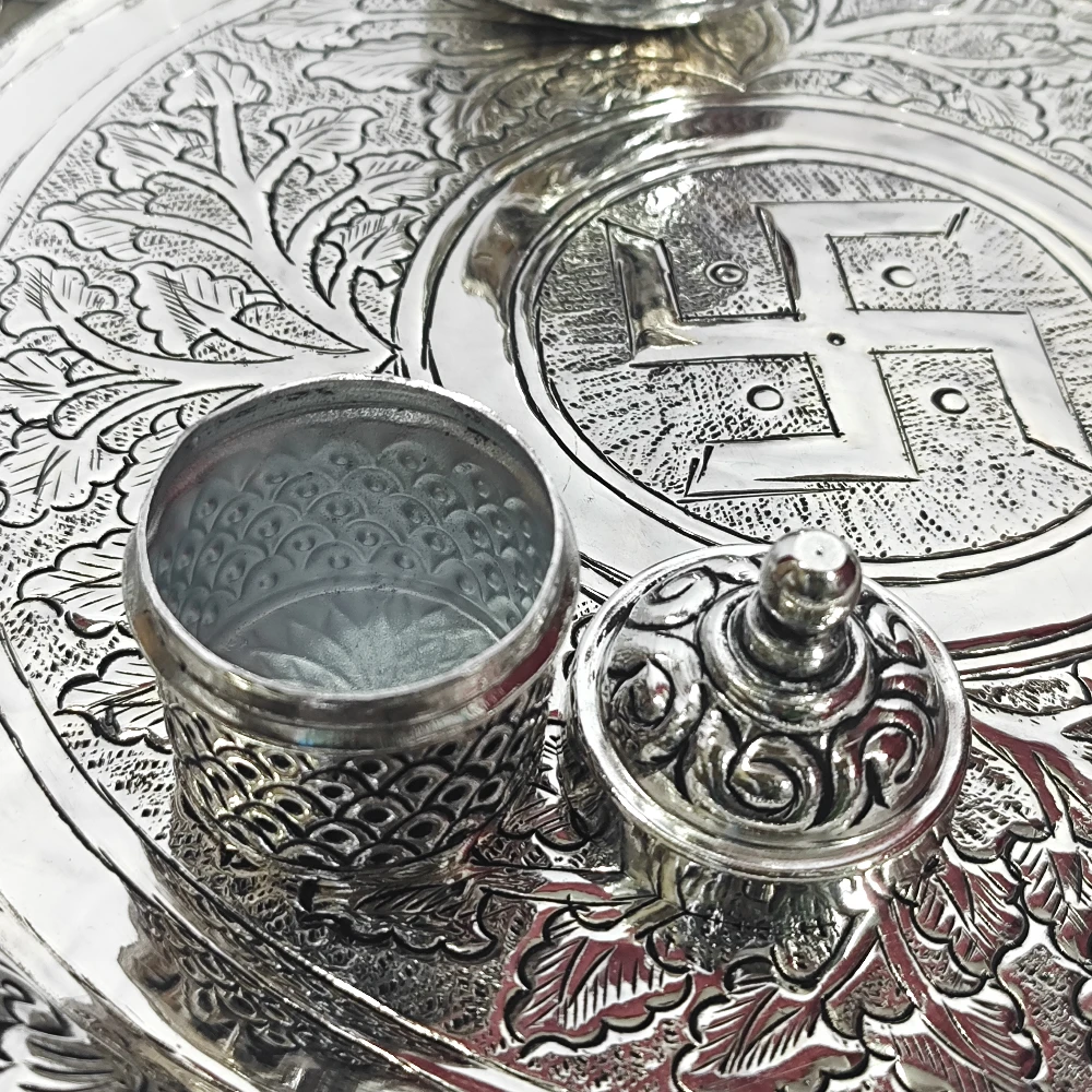 4pcs Puja Thali-12No-Z12975