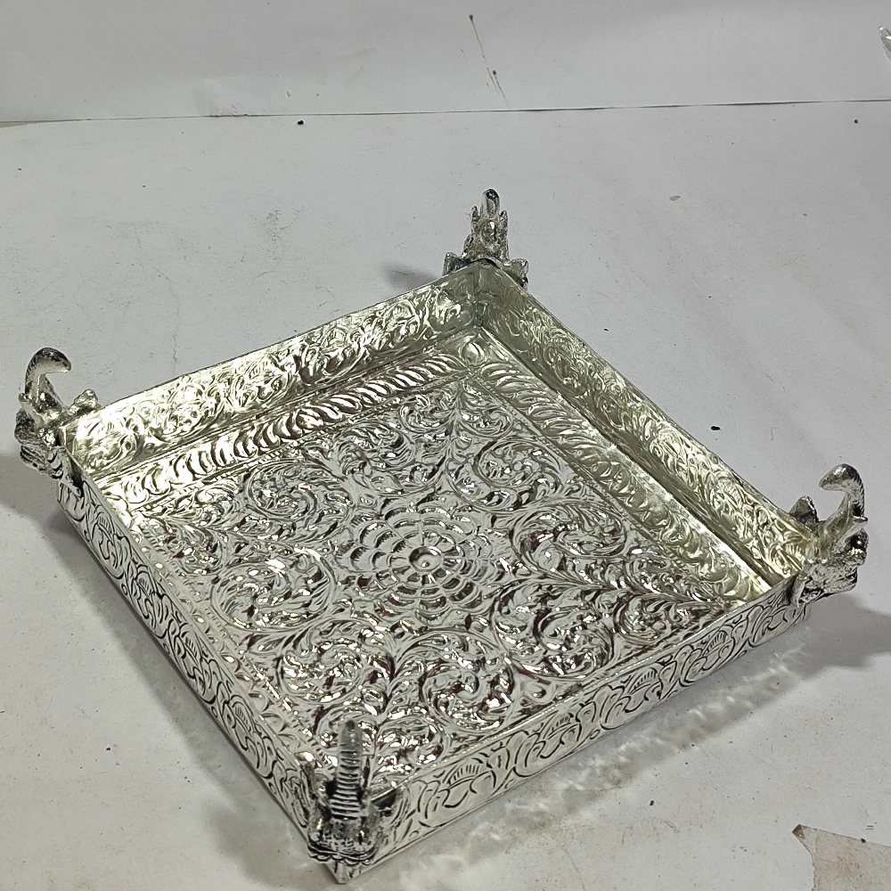 Chowki with Elephant-7.5No-Z12951