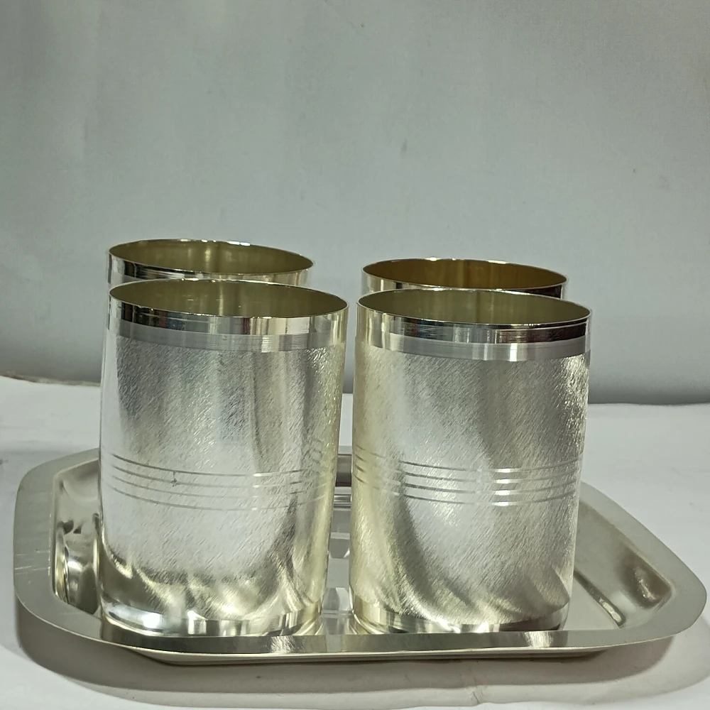 Four Glass With Tray-8No-Z10202