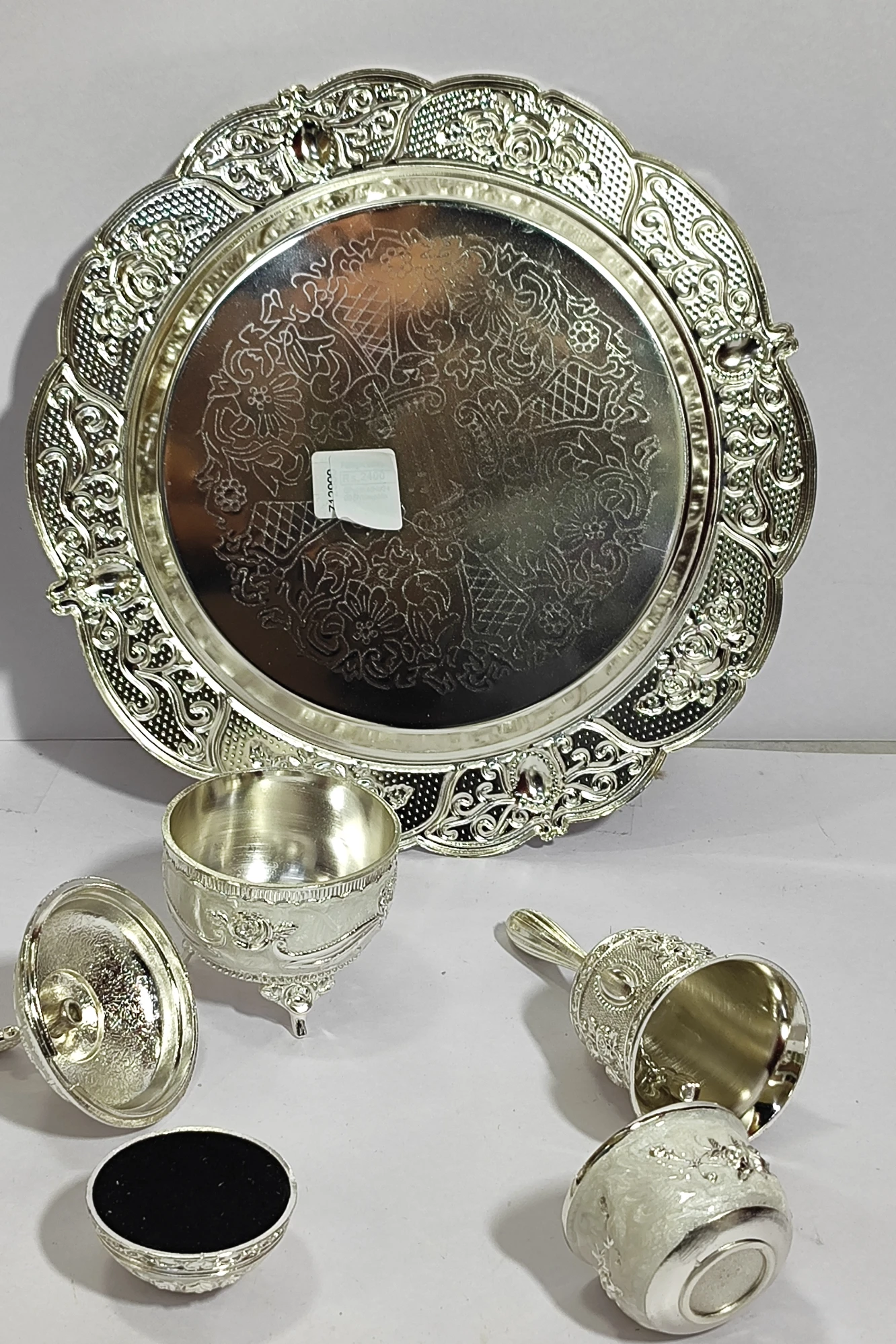 6 Pcs Puja Thali Set-9.75No-Z12873