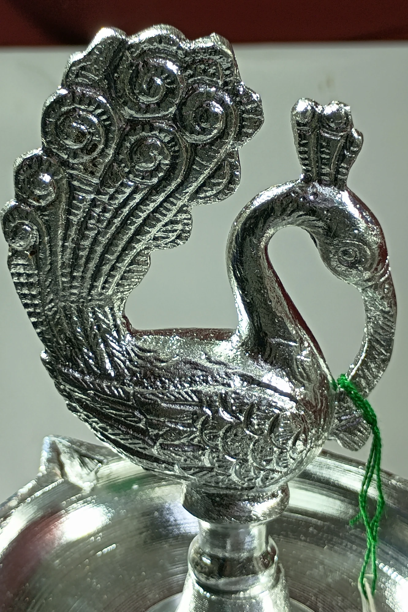 Diya With Peacock-22No-Z11119