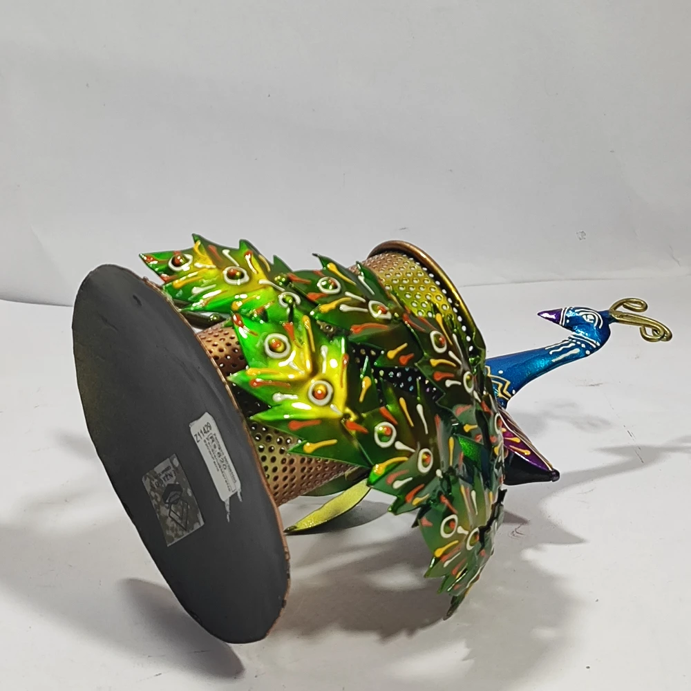 Pen Stand With Peacock-9No-Z11429