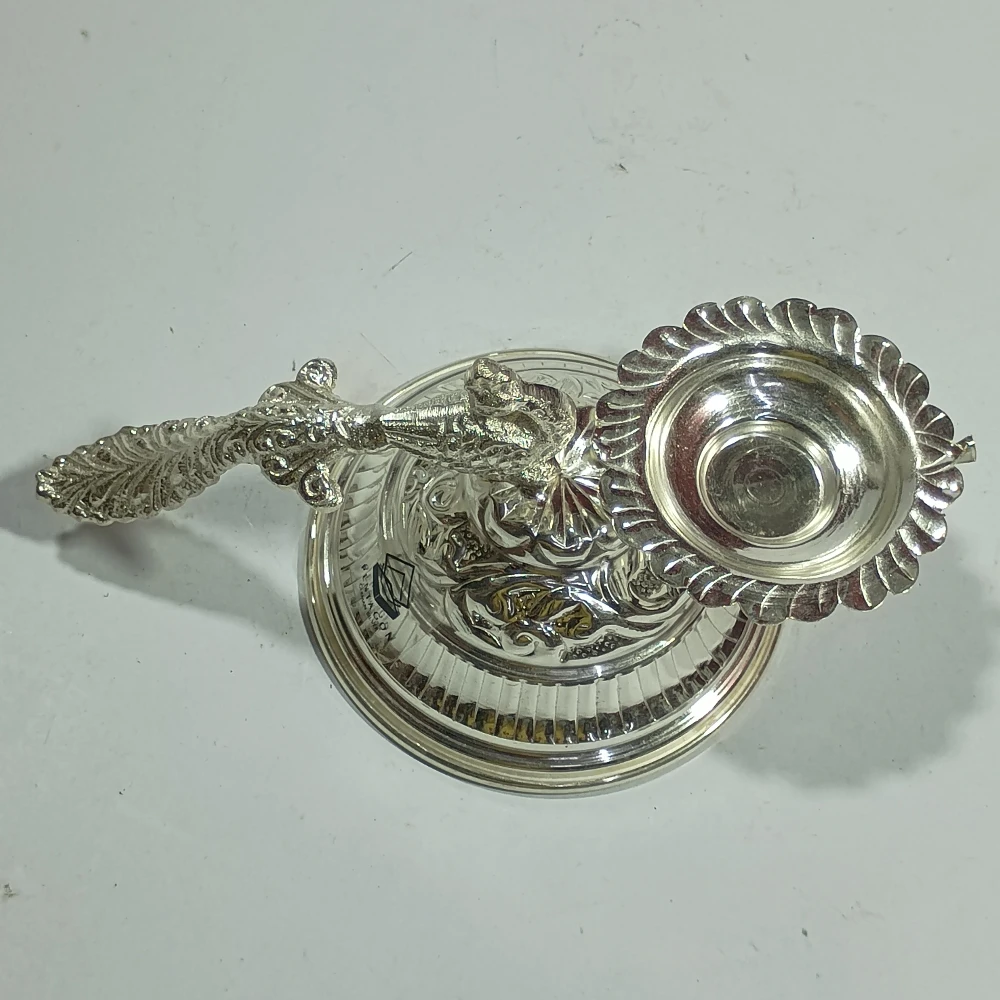 Diya with Peacock-4No-Z08534