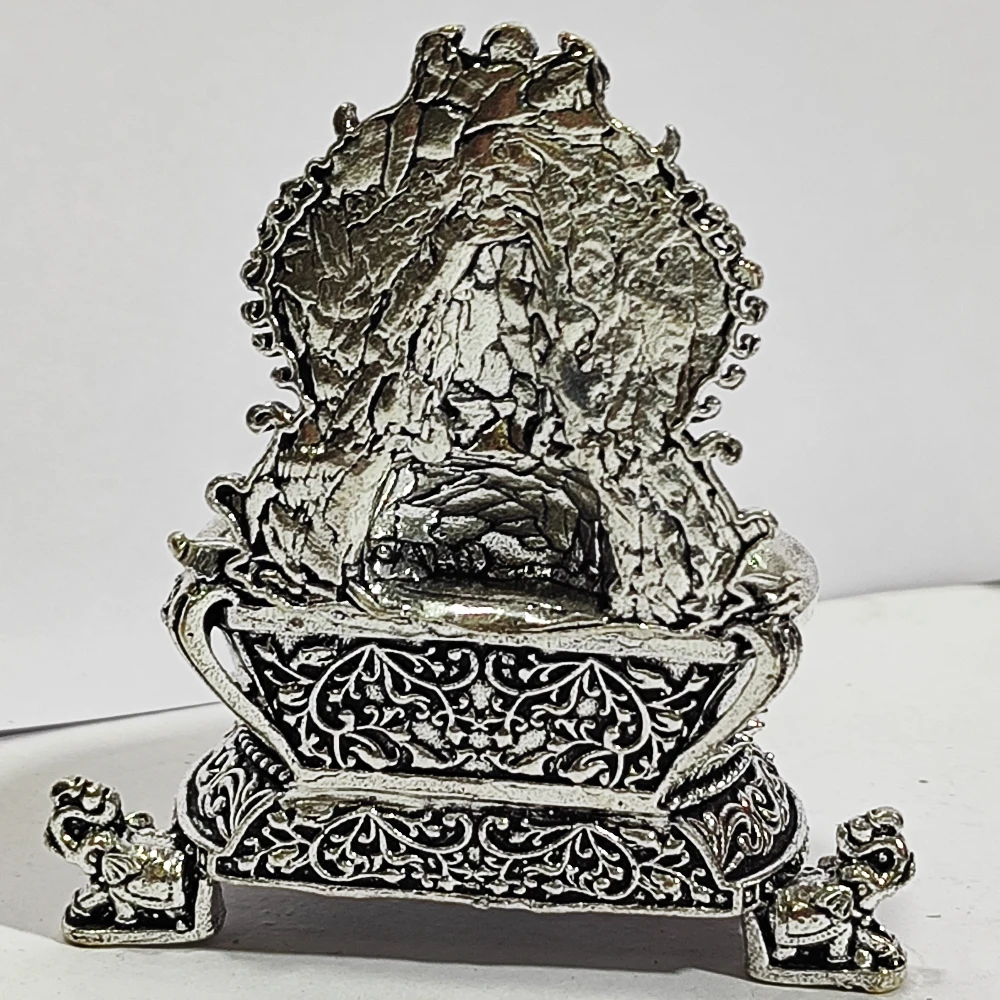 Laxmi with Diya and Elephant-3No-Z12812