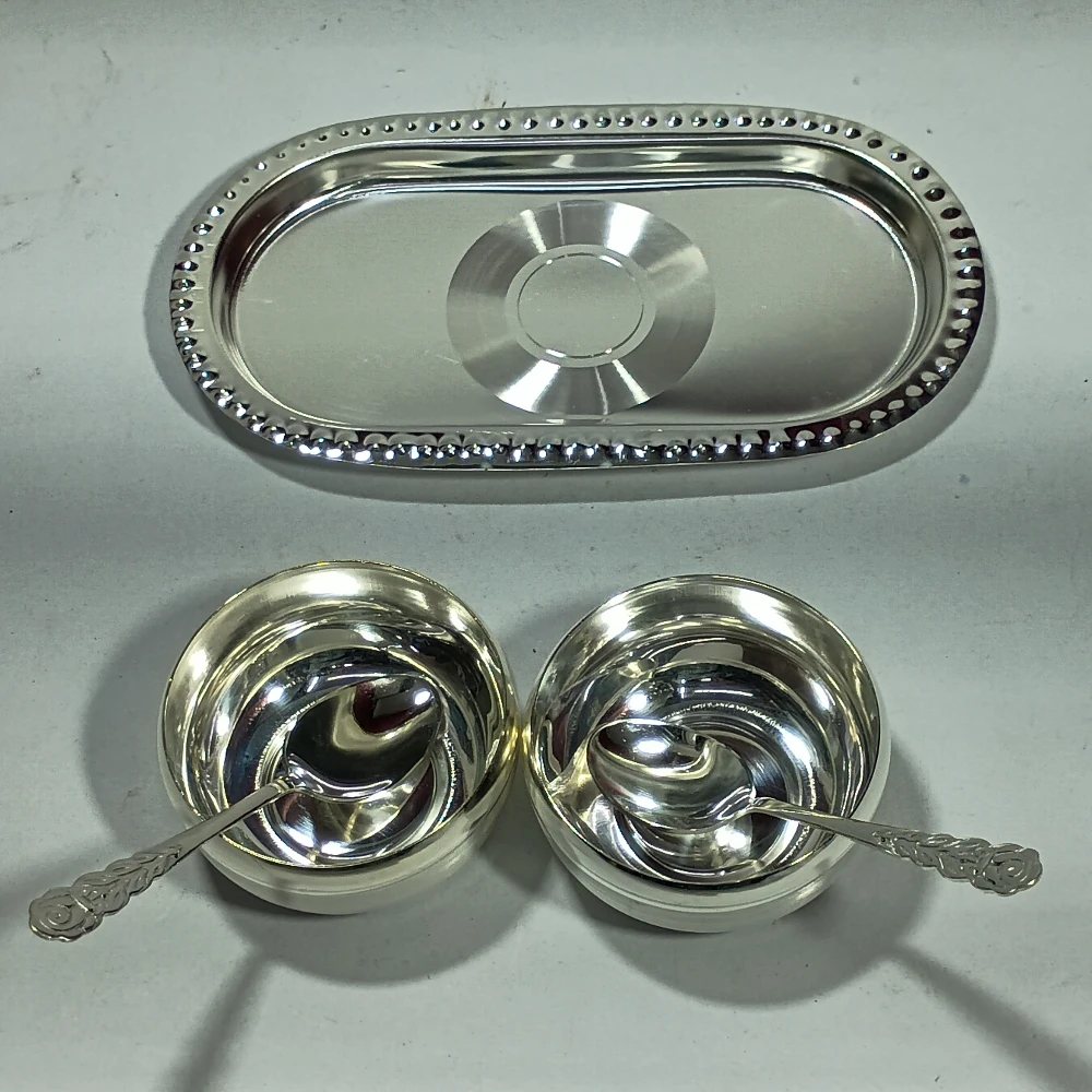 Bowl with tray-8No-Z09631