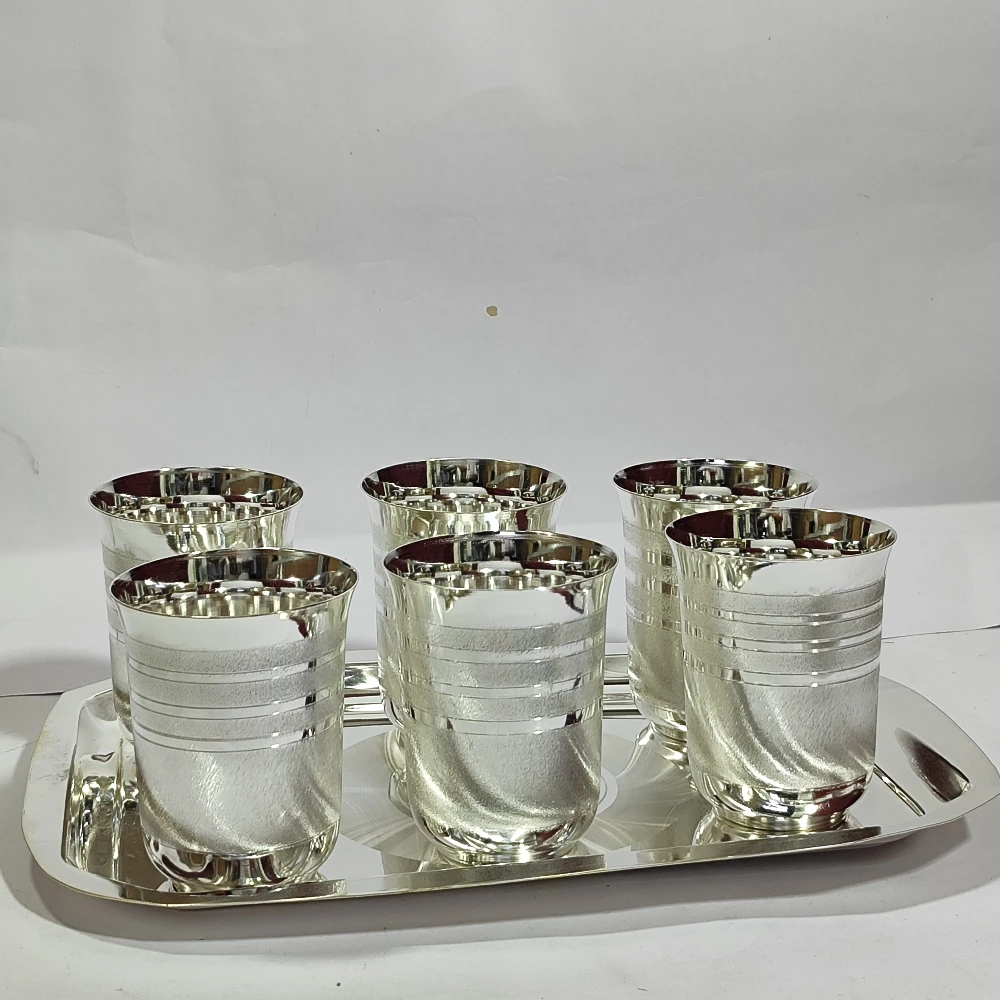 Glass Wth Tray-12.25No-Z07843