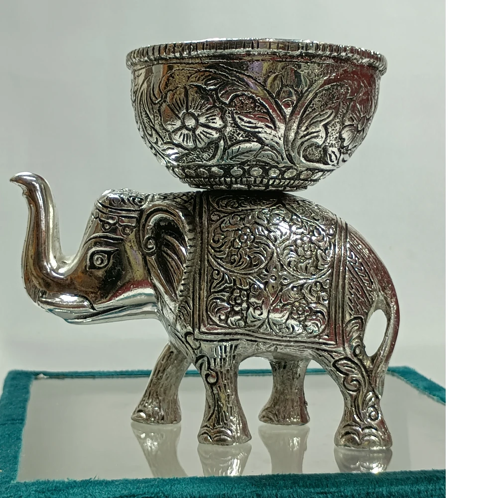 Elephant with Bowl-5No-Z07268