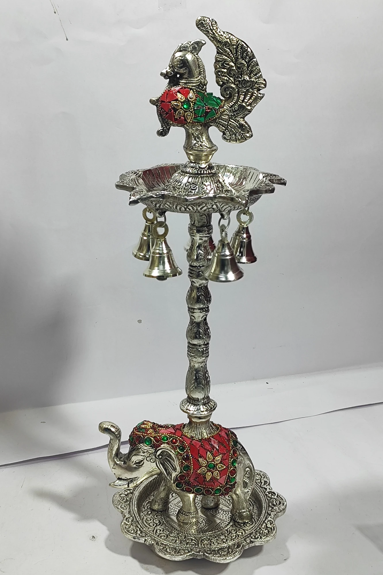 Samai with Elephant and Peacock-18.25No-Z11399