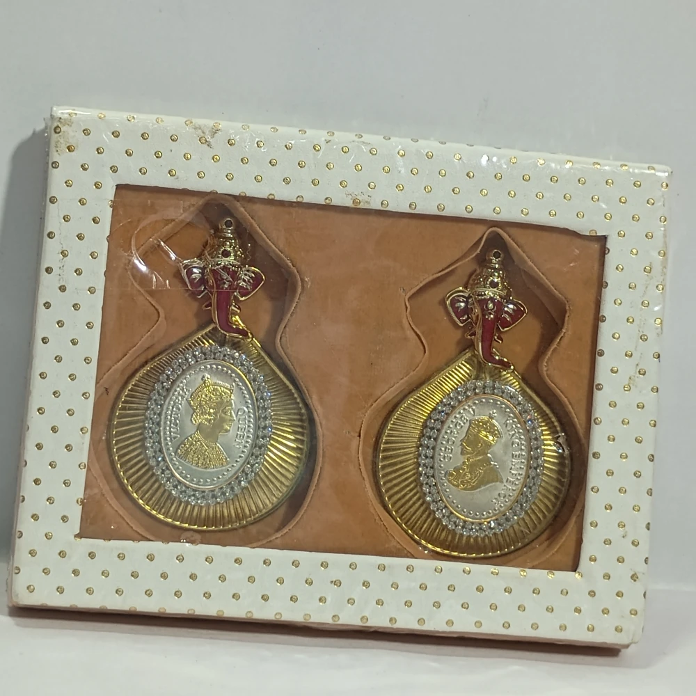 Two Oval Coins-5No-Z11982