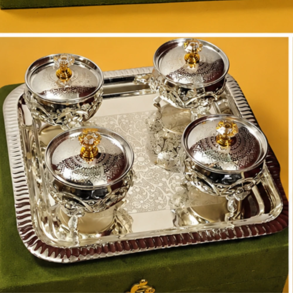 4 Dry Fruit Containers-9No-Z12898