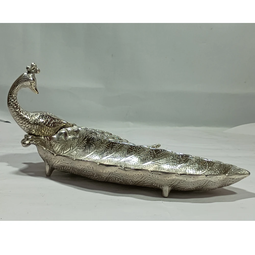 Plater with Peacock-5No-Z10701