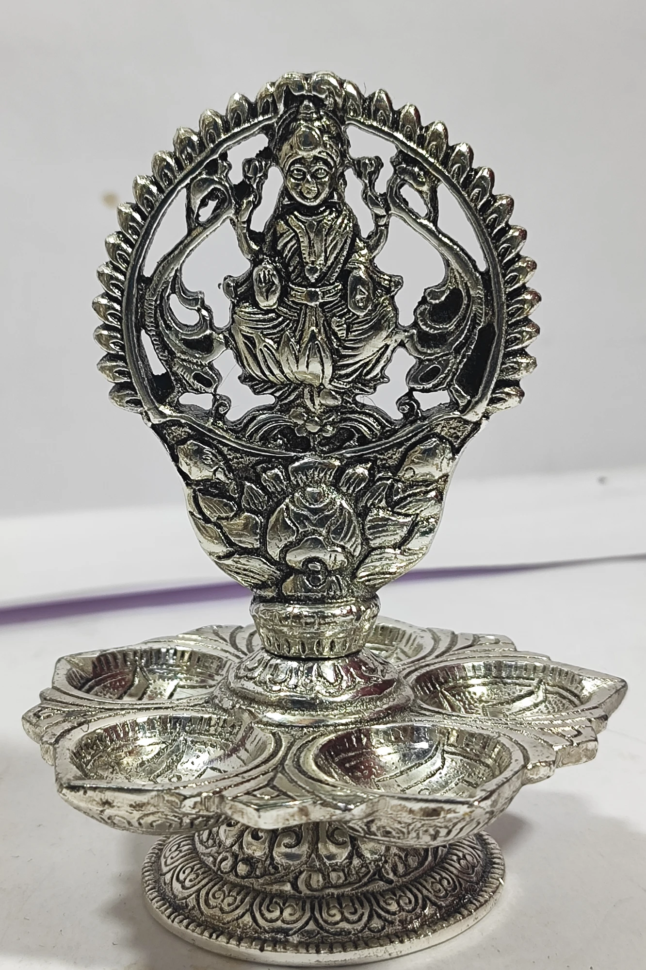 5 Diya with Laxmi-5No-Z12248