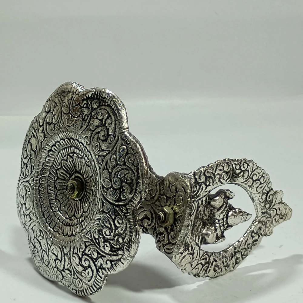 Hand diya with Ganesh-4.5No-Z12477