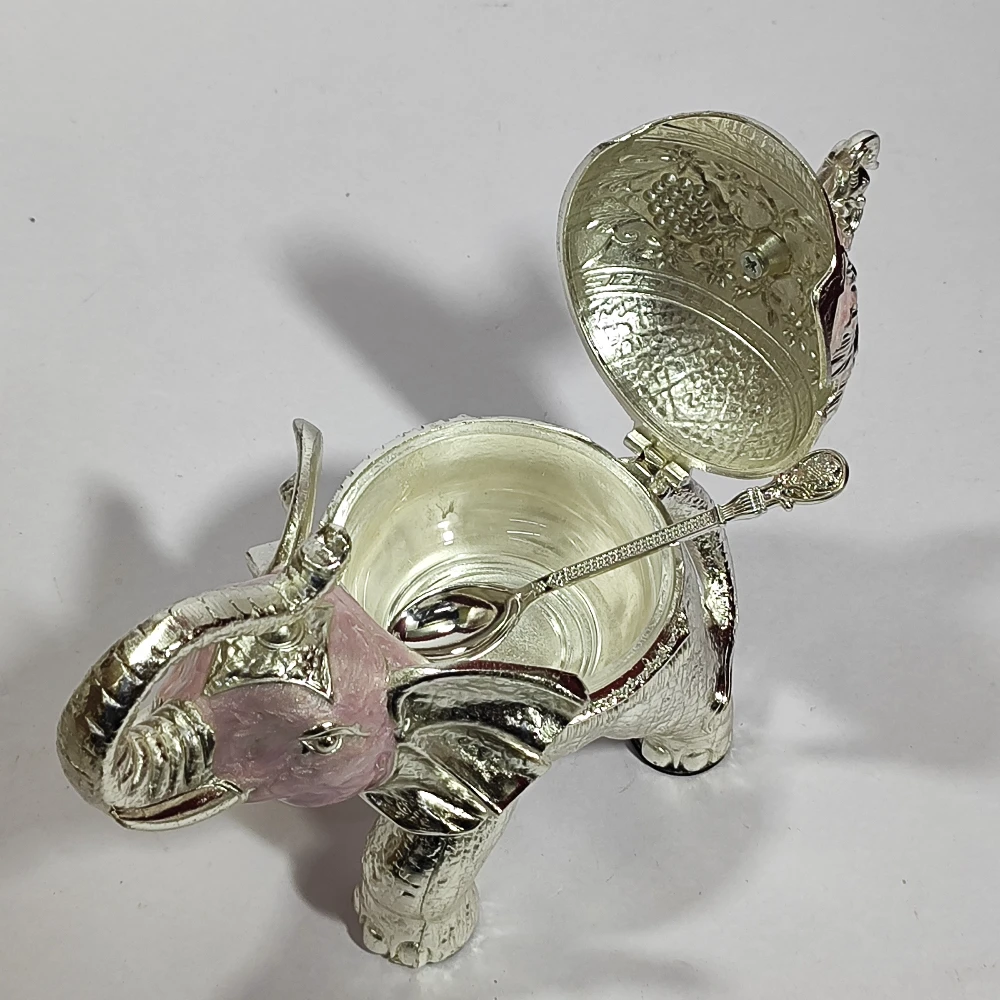 Dry Fruit Container Cum Elephant Showpiece-5.5 No-Z12997