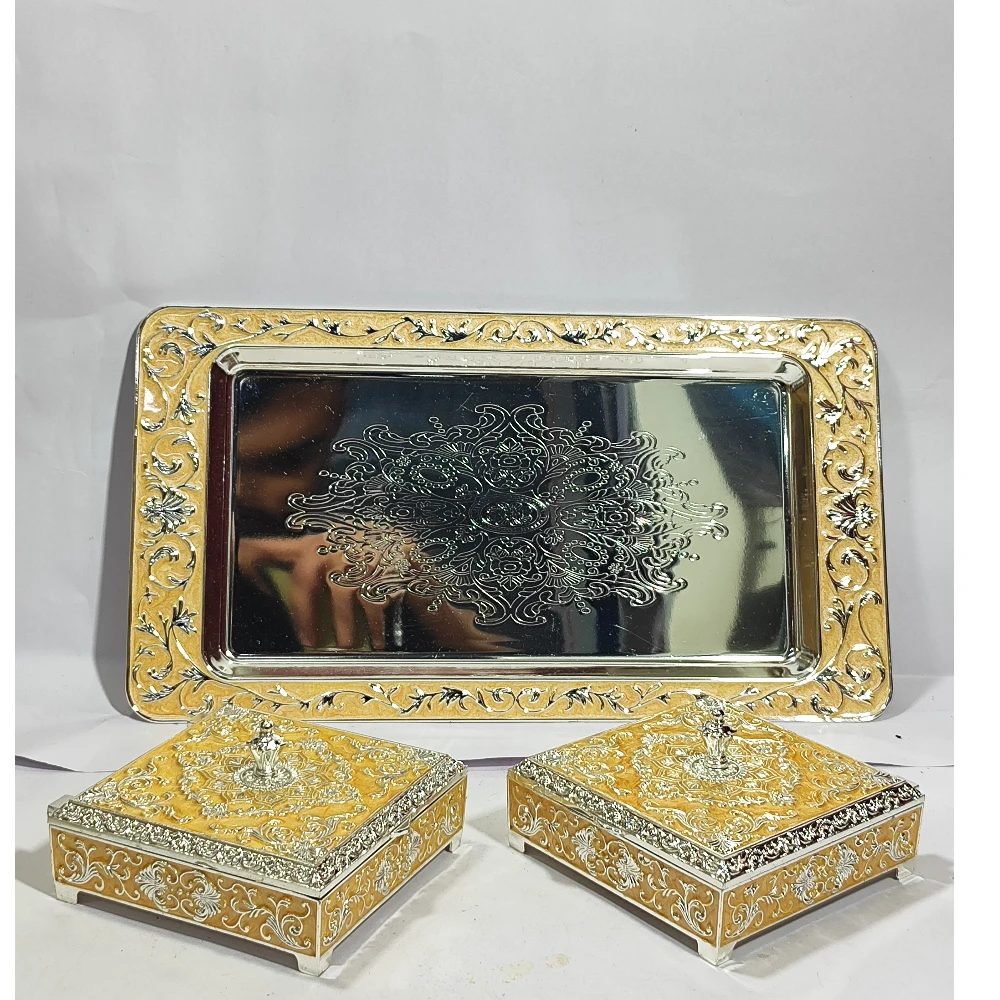 2 Dry Fruit Box With Tray-3No-Z12877