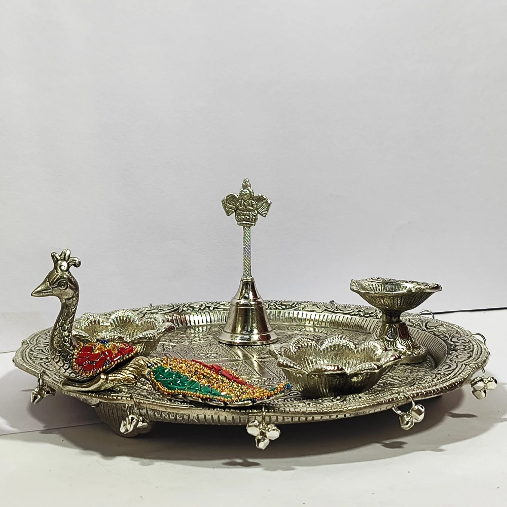 5 Pcs Puja Thali-11No-Z12809