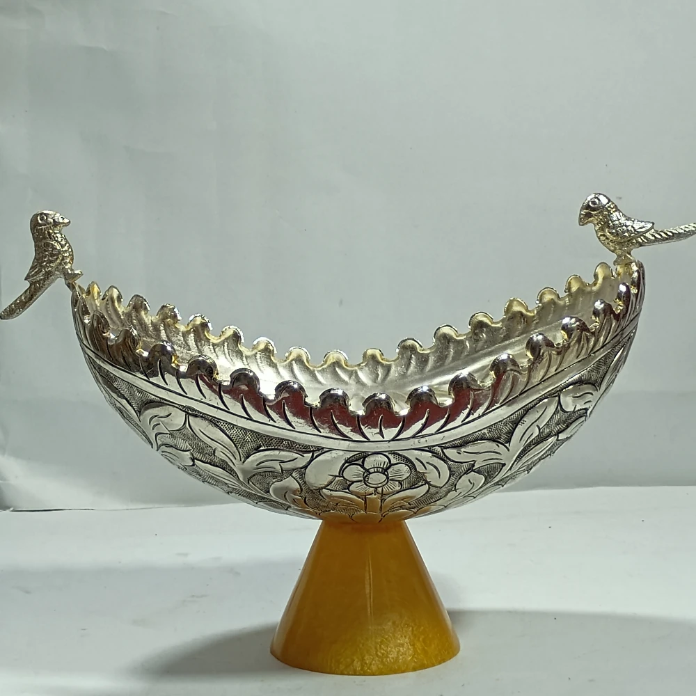 Bowl With Parrot-6No-Z11782