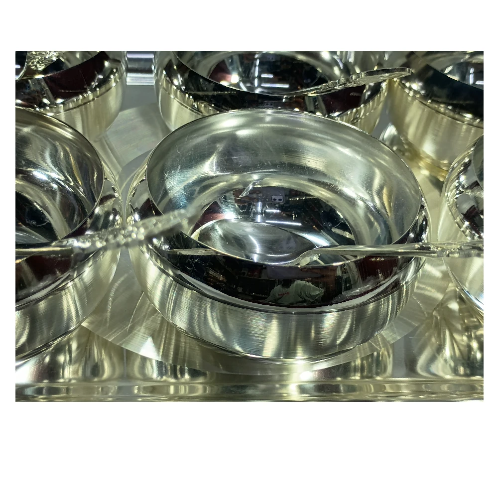 Six Bowls With Tray-12No-Z07546