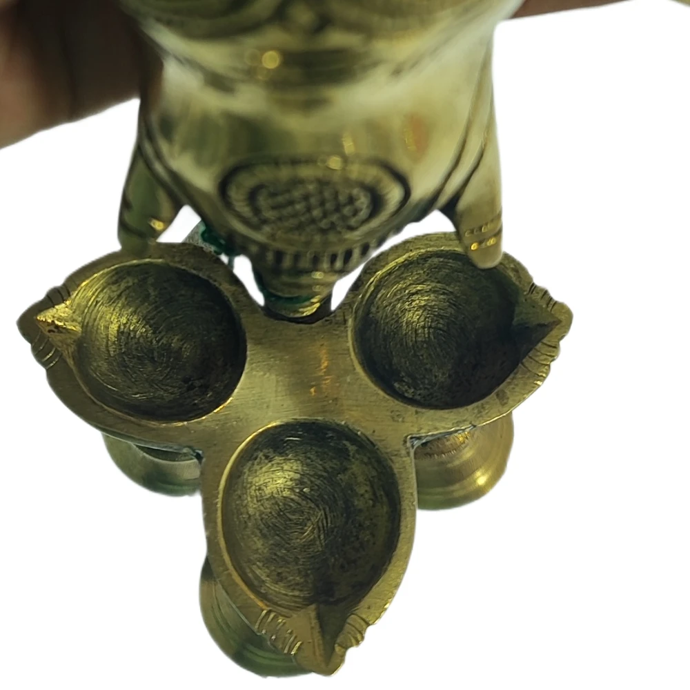 Ganesh Diya with Bell-9No-Z07159