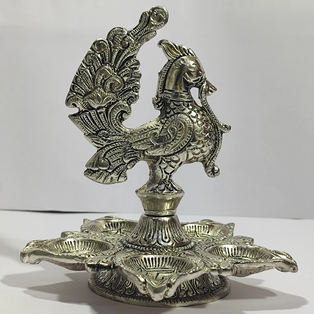 Peacock Diya-6No-Z08333