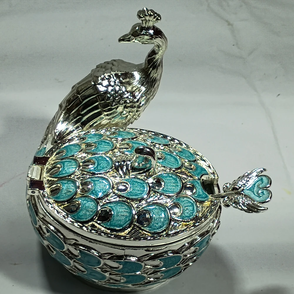 Dry Fruit Box with Peacock-3.5No-Z12351