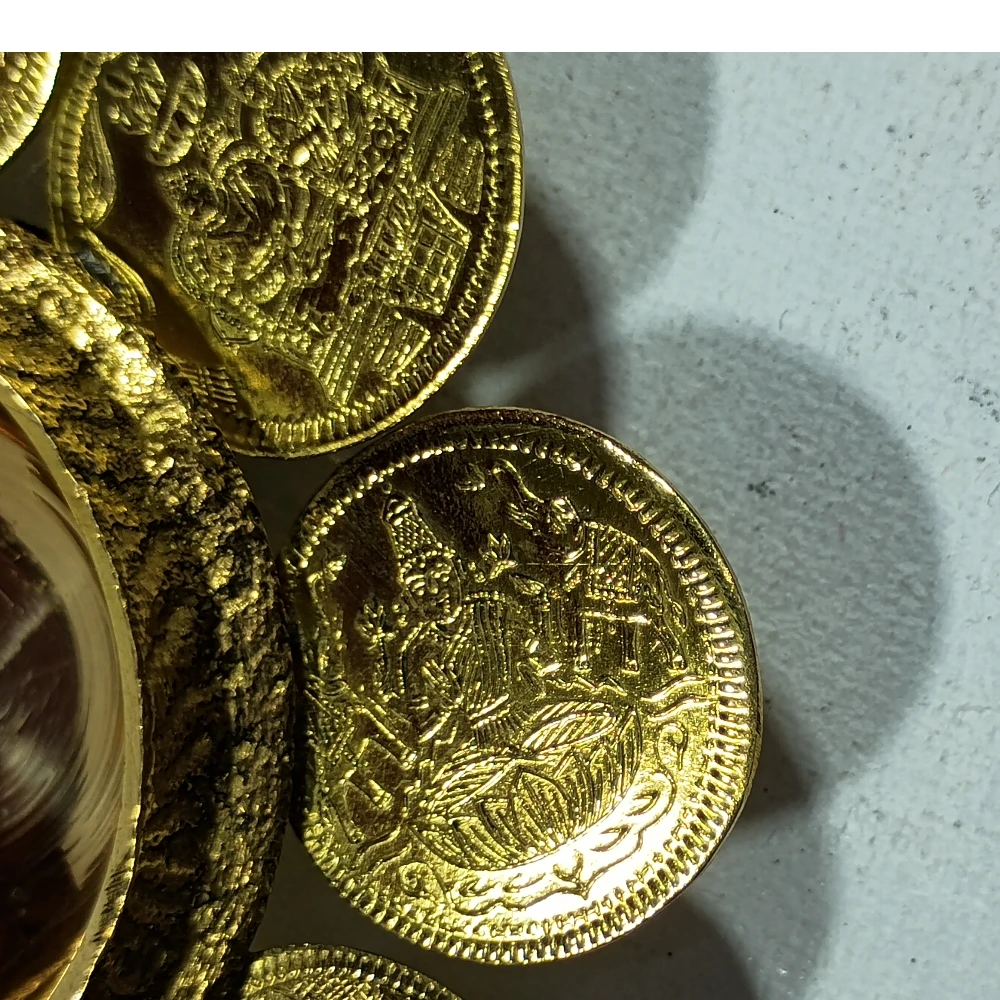 Diya with Coin-1No-Z09541