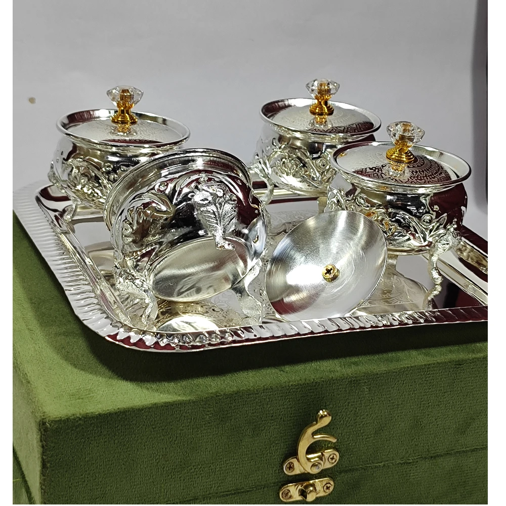 4 Dry Fruit Containers-9No-Z12898