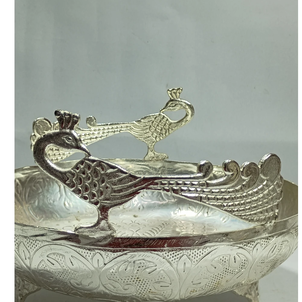 Bowl with peacocks-10No-Z08447