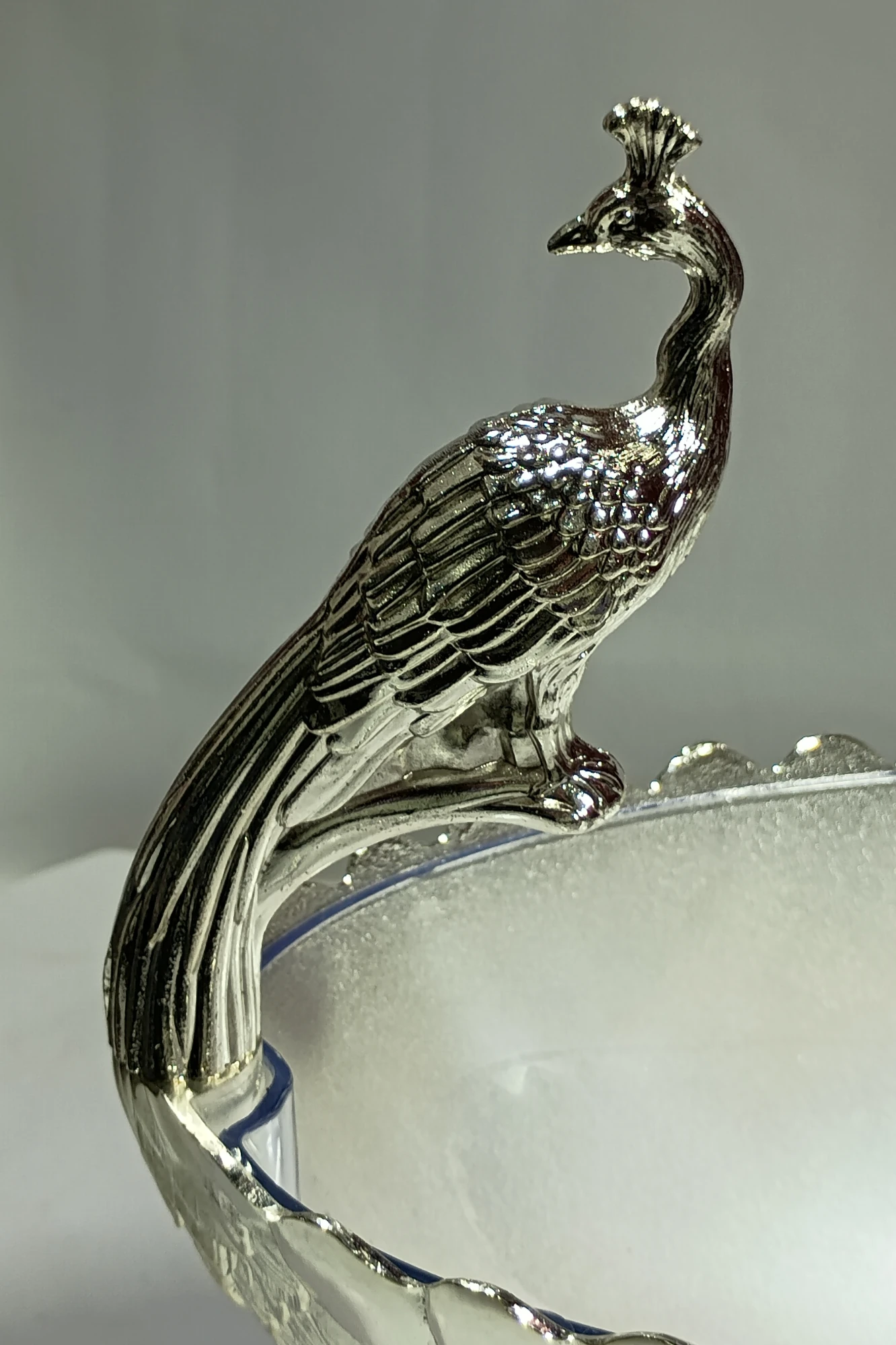 Bowl With Peacock-7No-Z11638