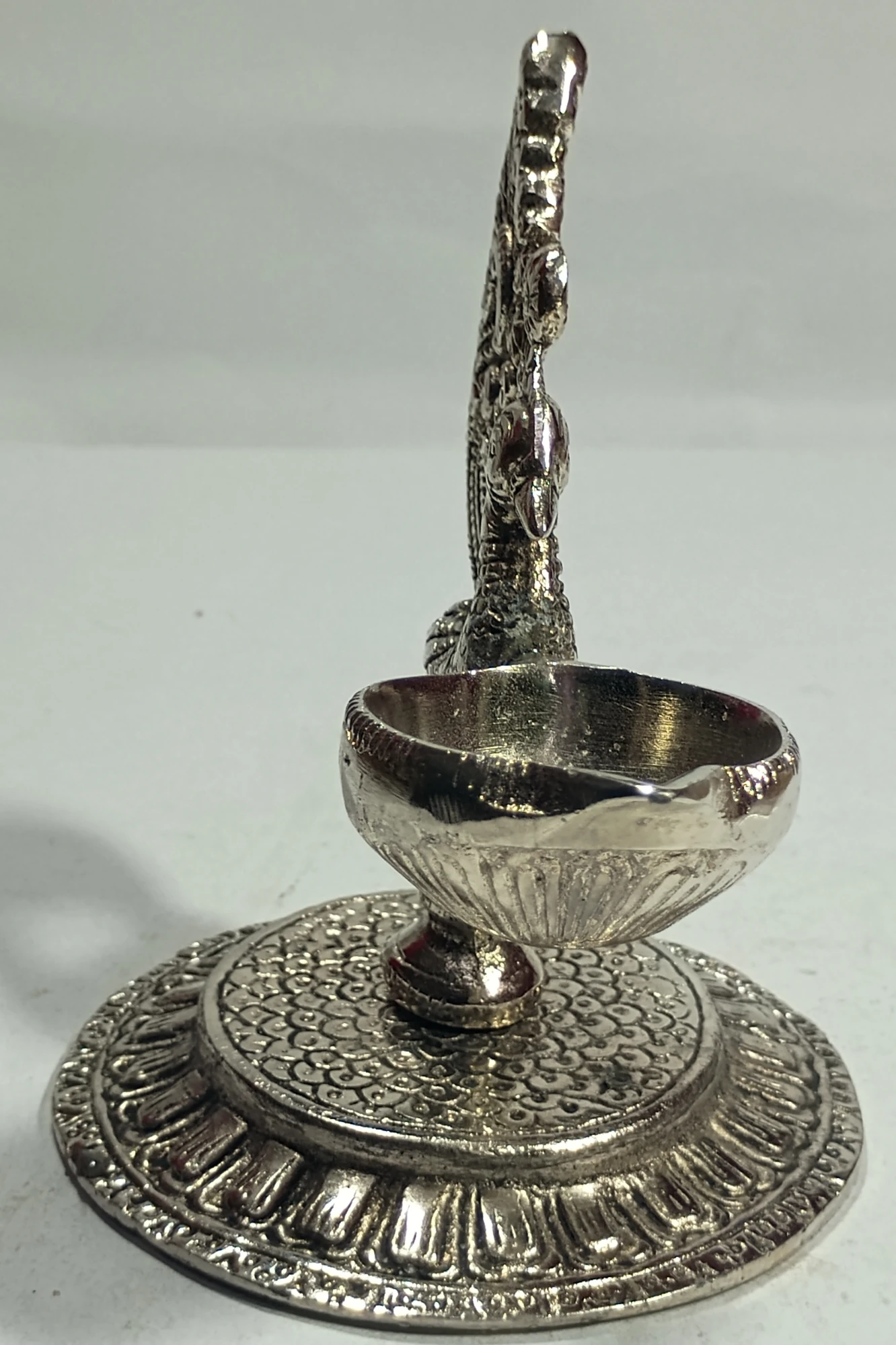 Diya with Peacock-6.5No-Z12179