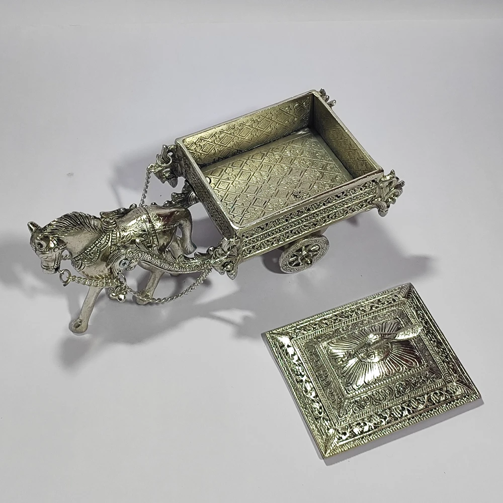 Horse Cart as Dry Fruit Container-6.25No-Z12687