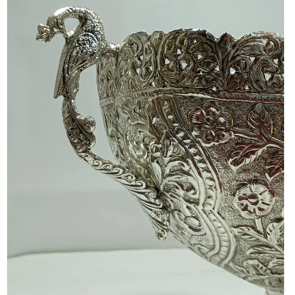 Bowl With Peacock-7.5No-Z12316