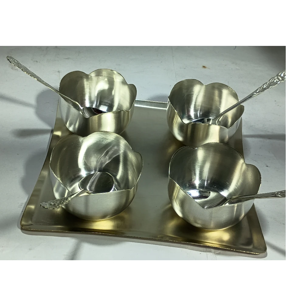 Four Bowls With Tray-8No-Z10286