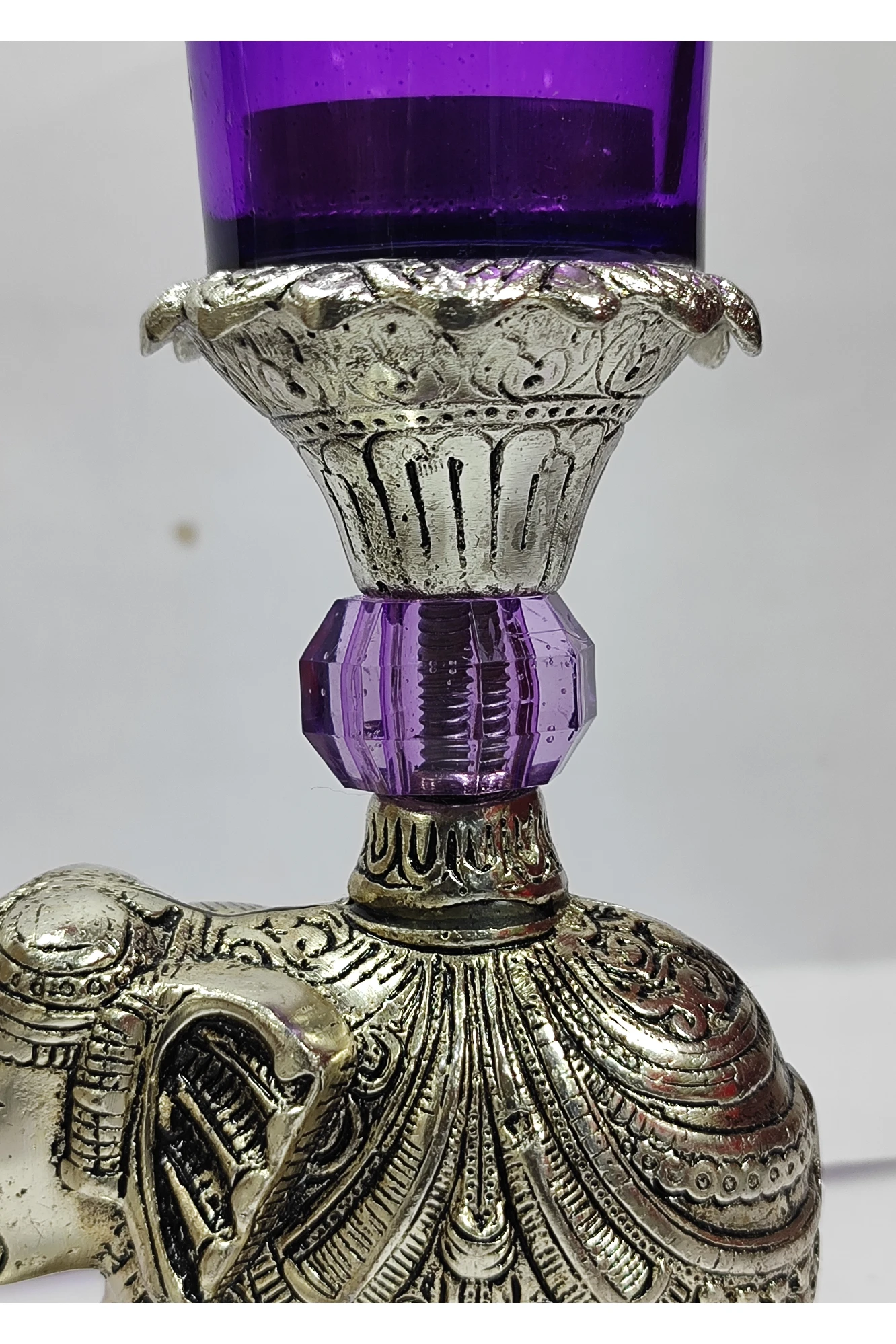 Candle Stand with Elephant-8No-Z12892