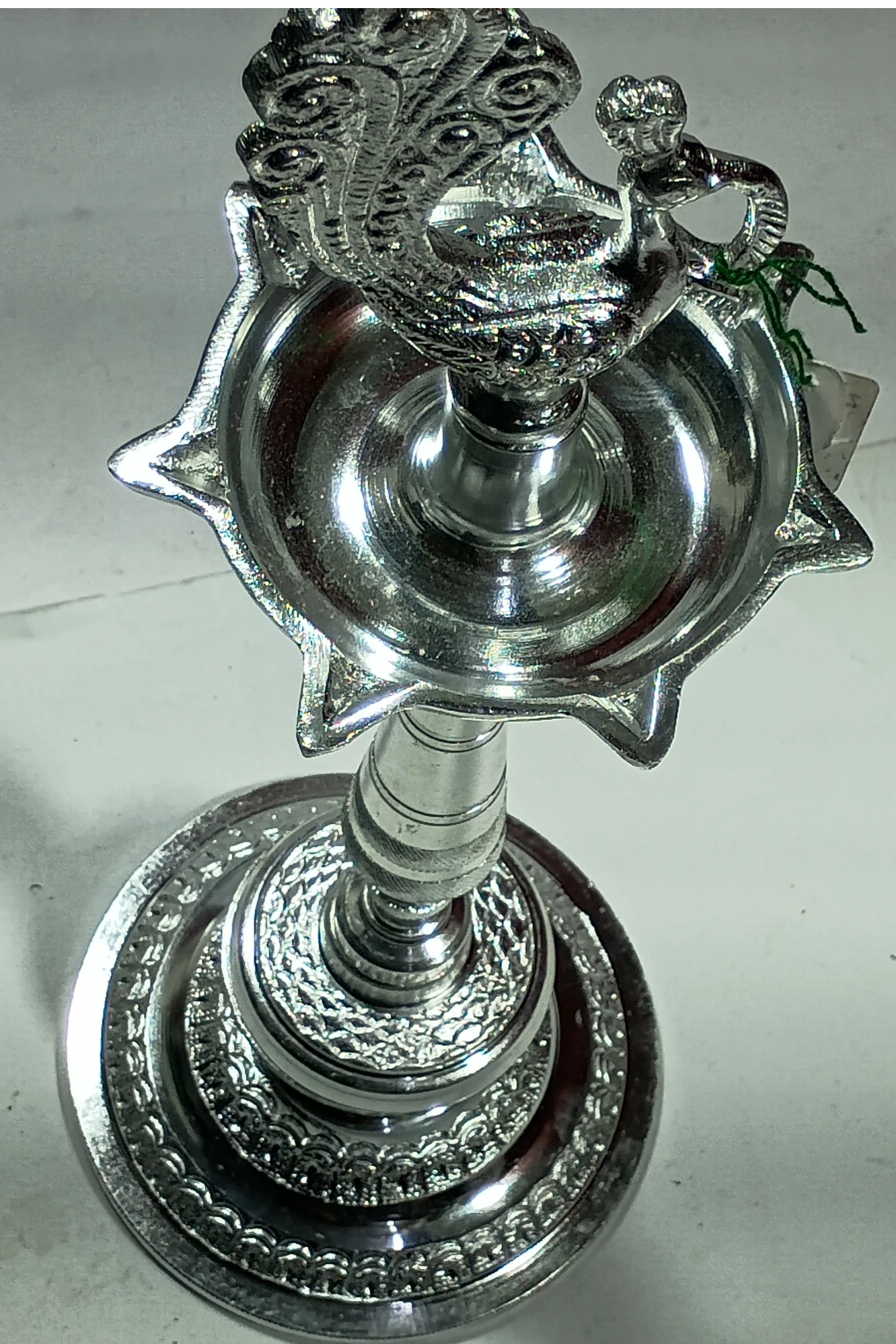 Diya With Peacock-16.5No-Z04320