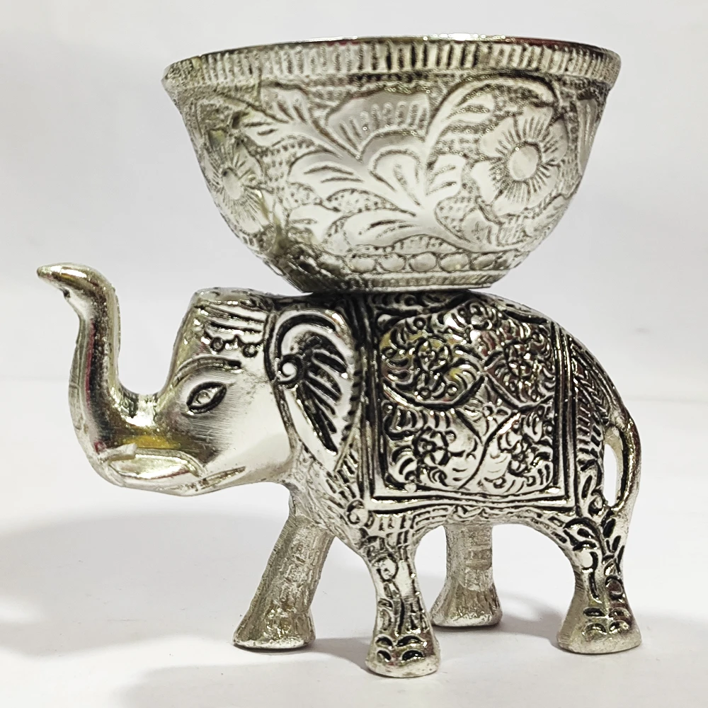 Dry Fruit Container with Elephant-3No-Z12761