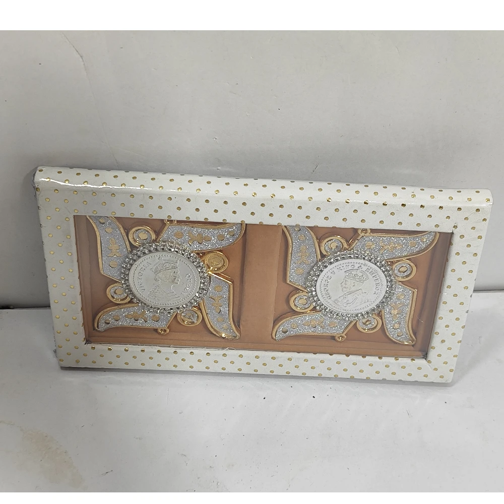 Two Coins with Folder-7.5No-Z12676