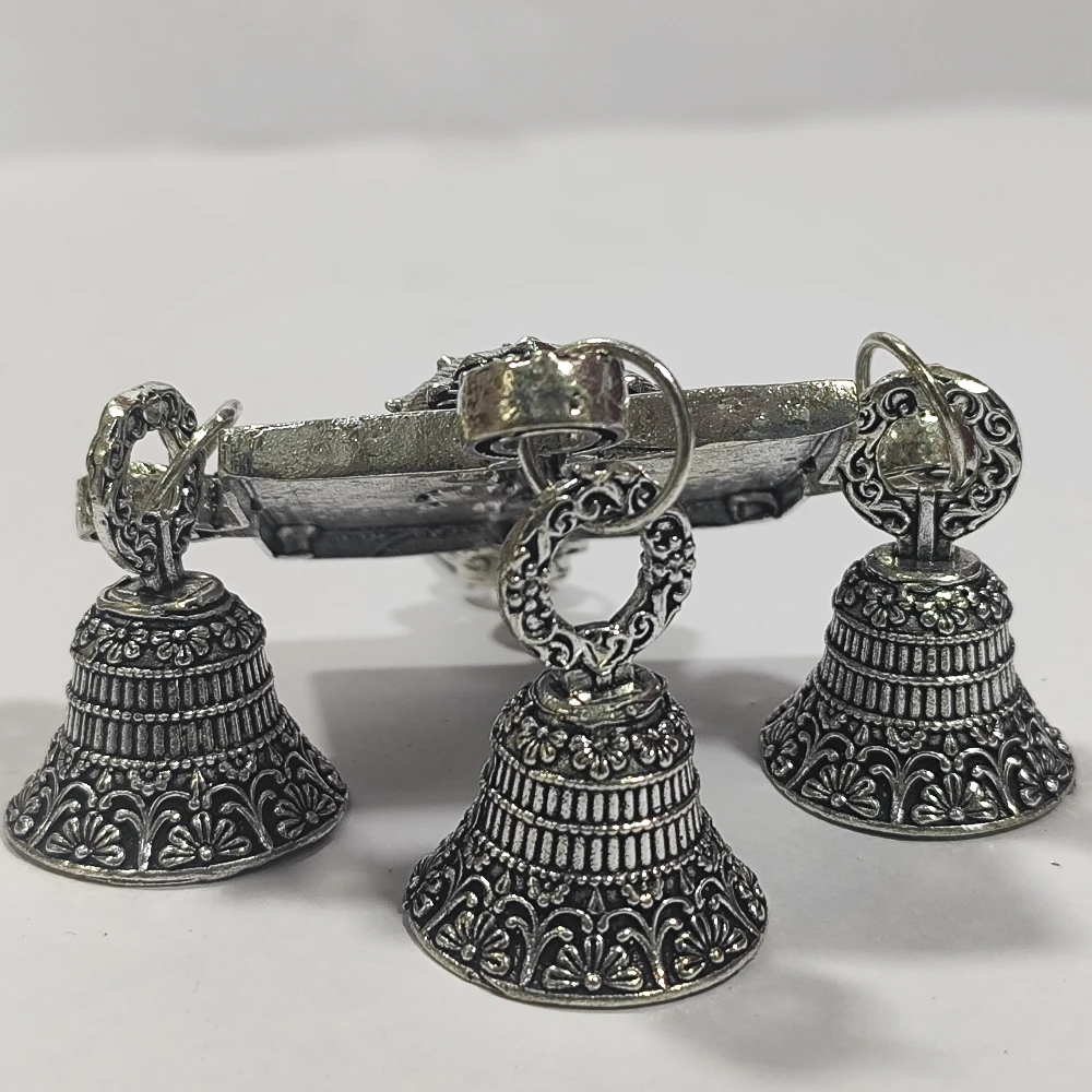 Laxmi wall hanging with bell-6.5No-Z12957